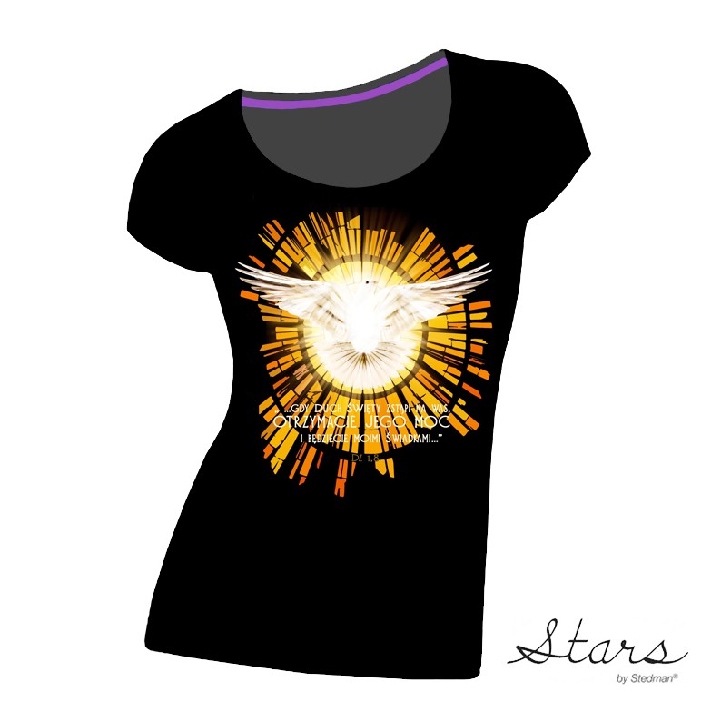 Koszulka damska z dekoltem „Duch Święty” 3