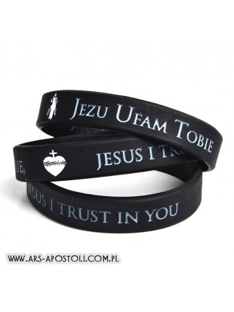 Opaska „Jezu ufam Tobie” czarna