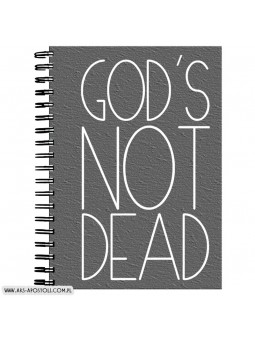 Zeszyt chrześcijański A5 „God's not dead”